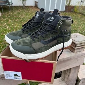 Vans Ultrarange Exo Hi Mte-1 Grape Leaf Green Boots Shoes Mens 8.5 NEW